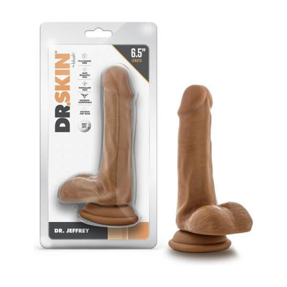 Dr. Skin Dr. Jeffrey 6.5-Inch Dildo With Balls - Tan: The Ultimate Realistic Pleasure Experience for All Genders and Sensual Delights - Adult Naughty Store