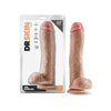 Dr. Skin Mr. Savage 11.5-Inch Dildo With Balls - Beige: The Ultimate Realistic Pleasure Experience for All Genders - Adult Naughty Store