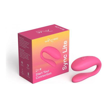 Introducing the We-Vibe Sync Lite SV-001 Pink Couples' Vibrator - Hands-Free Pleasure for Deeper Connection - Adult Naughty Store