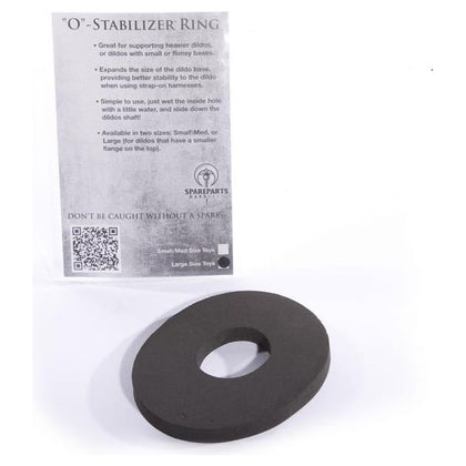 Spareparts Base Stabilizer Black Large - A Secure Support Solution for Heavy-Duty Strap-On Play