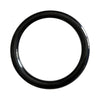 Rouge Stainless Steel Round Cock Ring 45mm Black - Adult Naughty Store