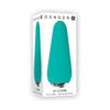 Introducing the SensaX O-Cone Teal Silicone Vibrating Bullet - Model XG-10: The Ultimate Gender-Neutral Pleasure Companion - Adult Naughty Store