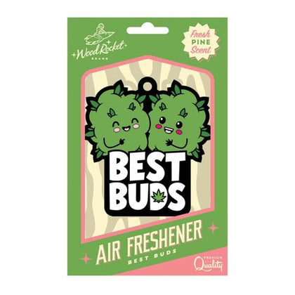 Wood Rocket Air Freshener Best Buds - Captivating Title

Introducing the Wood Rocket Best Buds Fresh Pine Scented Cardboard Air Freshener - Say Goodbye to Unpleasant Odors! - Adult Naughty Store