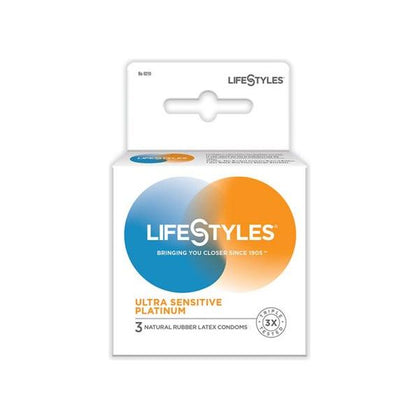 Lifestyles Ultra Sensitive Platinum 3-pack - The Ultimate Pleasure Experience for Intimate Moments
