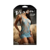 Fantasy Lingerie Vixen Breathless Lace Chemise & G-string Light Blue O/s - Adult Naughty Store