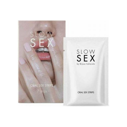 Bijoux Indiscrets Slow Sex Oral Sex Strips 7-pack - Minty Fresh Pleasure for Mind-Blowing Oral Experiences