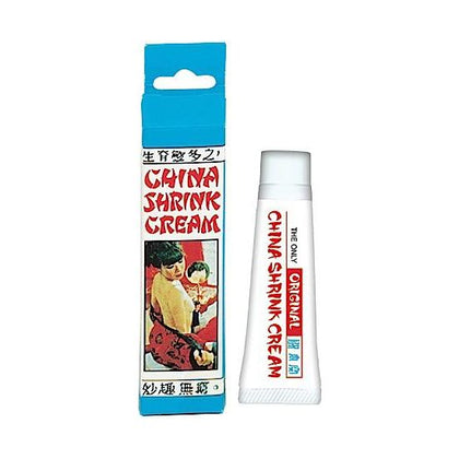 China Shrink Cream .05oz - Glycerin-Based Natural Tightening Agent for Enhanced Intimacy - Unisex - Intensify Pleasure and Increase Sensation - Clear - Adult Naughty Store