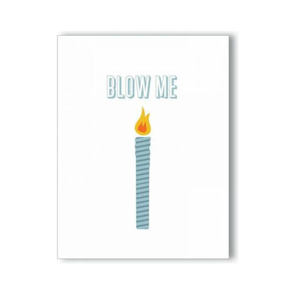 KushKards NaughtyKards Collection: Blow Me Candle Naughty Kard - The Original Cannabis Greeting Card for a Sensually Indulgent Experience - Model: Birthday Edition - Gender: Unisex - Ignite P - Adult Naughty Store