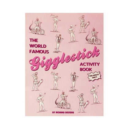 Introducing the Sensational Pleasure Seeker Gigglestick Activity Book - The Ultimate Adult Coloring Experience!