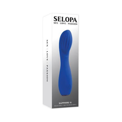 Selopa Sapphire G Rechargeable Vibe Silicone Blue

Introducing the Selopa Sapphire G Rechargeable Vibe - The Ultimate Pleasure Companion for G-Spot Stimulation in a Luxurious Blue Silicone De - Adult Naughty Store