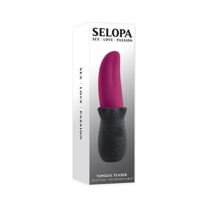 SensaPulse Tongue Teaser Vibe STTV-101: Ultimate Pleasure Stimulator for All Genders - Pink/Black - Adult Naughty Store