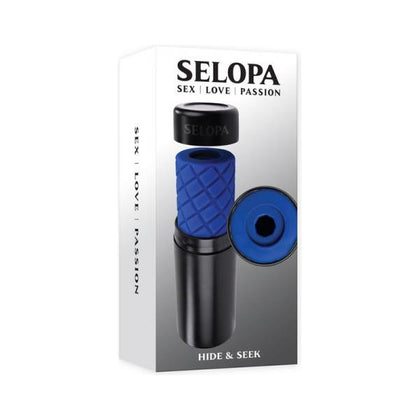 Selopa Hide & Seek Stroker - Advanced Pleasure Toy for Men - Model HS-2000 - Intense Sensations for Mind-Blowing Orgasms - Deep Penetration - Black - Adult Naughty Store