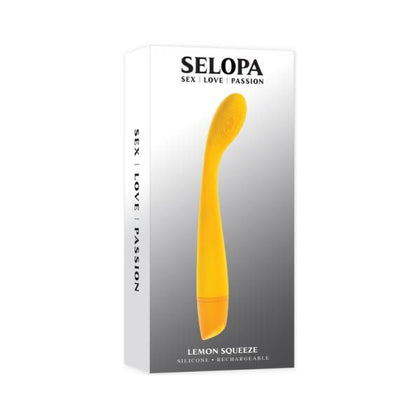 Selopa Lemon Squeeze LS-1001 Rechargeable G-Spot Vibrator - Female - Intense G-Spot Stimulation - Yellow