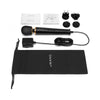 Le Wand Powerful Petite Plug-In Vibrating Massager - Model LP-500 - Black - For All Genders - Full Body Pleasure