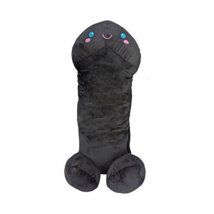 Stuffy Plush Penis Toy - Shots 12 In. Black - For Adults - Ultimate Comfort and Companionship
