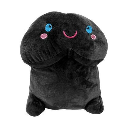 Introducing the Shots Stuffy Plush Penis Toy - Model 11.80 In.black - Unisex Pleasure in a Soft and Playful Package