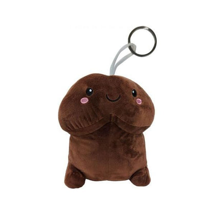 Stuffy Plush Penis Toy - Shots Short Penis Stuffy 3.94 In. Brown - Unisex Pleasure - Adult Naughty Store