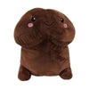 Stuffy Plush Penis Toy - Shots Short Penis Stuffy 11.80 In. Brown - Fun and Comfort for All Genders and Pleasure Areas - Adult Naughty Store