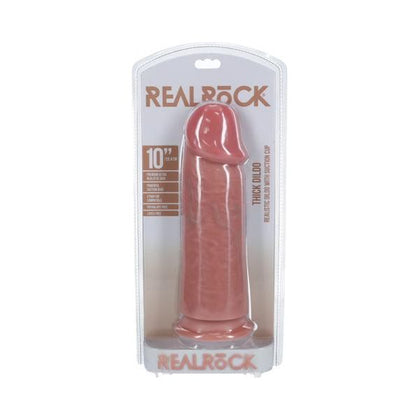 Realrock Extra Thick 10 In. Dildo Beige