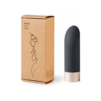 Love. not war. Amore Head Grey - Powerful Pocket-Sized Bullet Vibe for Clitoral Stimulation - Model LNWA-001 - Women's Pleasure Toy - Grey