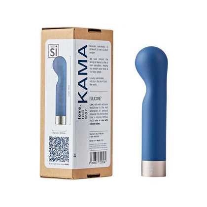 Love Not War Kama Head Blue - Powerful Rechargeable Vibrating G-Spot Massager for All Genders - Model KAMA-175B