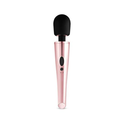 Rosy Gold Nouveau Wand Massager - Powerful Rechargeable Vibrating Pleasure for Women - Clitoral and Nipple Stimulation - 10 Settings - Rose Gold