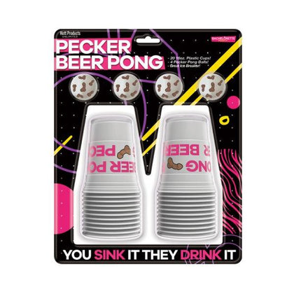 Introducing the Pecker Beer Pong Game With Balls - The Ultimate Adult Party Pleasure Set!