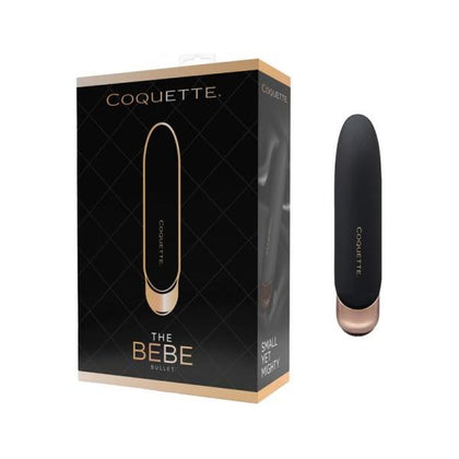 Coquette The Bebe Bullet - Powerful Silicone Bullet Vibrator for Targeted Stimulation - Model CQ-001 - Unisex Pleasure - Black