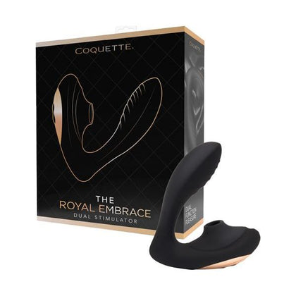 Coquette The Royal Embrace Dual Stimulation Vibrator - Model X2B2 - For Women - Clitoral and G-Spot Pleasure - Purple
