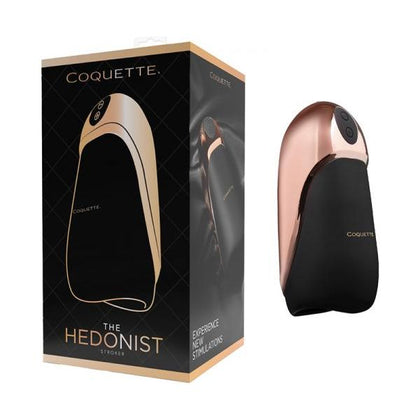 Coquette The Hedonist Stroker - Thrusting Silicone Vibrator for Men - Model HTS-500 - Intense Pleasure for Penile Stimulation - Deep Blue