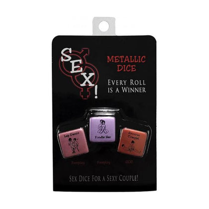 Introducing the SensaXion Metallic Dice Game for Couples - A Sensational Foreplay and Sexplay Experience