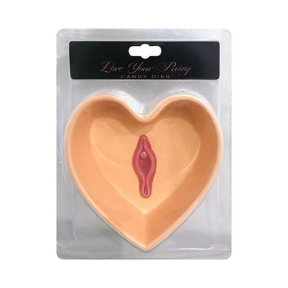 Whimsical Pleasures Love Your Pussy Candy Dish - A Fun and Playful Addition to Your Adult Events
