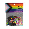 Dicks Naughty Confetti Pride - Penis-Shaped Pride Flag Colored Adult Party Confetti - 15g
