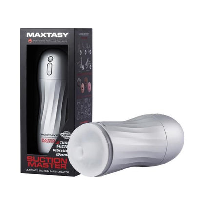 Maxtasy Suction Master Standard With Remote Clear Plus - Elite Male Pleasure Enhancer for Mind-Blowing Orgasms and Stamina Training