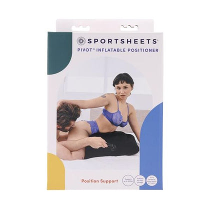 Sportsheets Pivot Inflatable Positioner - Versatile Pleasure Support for All Bodies, Model XYZ, Unisex, Full-Body Pleasure, Midnight Black