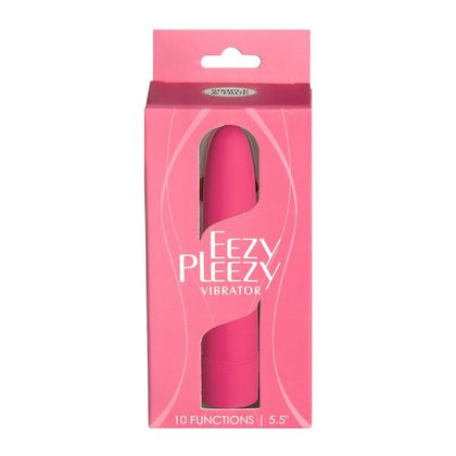 BMS Factory Eezy Pleezy Classic Vibrator 5.5 In. - Powerful Pink Pleasure Toy for Women - Adult Naughty Store