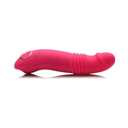 Gossip Blasters 7x Thrusting Silicone Vibrator - Mini Rechargeable Pleasure Toy for Women - Magenta - Adult Naughty Store