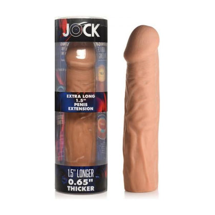 Introducing the Jock Extra Long Penis Extension Sleeve 1.5in Medium - The Ultimate Pleasure Enhancer for Men - Model X1.5M!