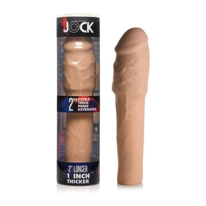 Jock Extra Thick Penis Extension Sleeve 2in Light - The Ultimate Pleasure Enhancer for Men