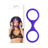 Merci Silicone Play Cuffs - Model V3 for Unisex Wrist and Ankle Restraints in Sensual Violet
