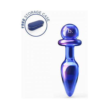 Biird Anii Glass Anal Plug - Model A1 - Unisex - Pleasurable Anal Stimulation - Clear