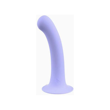 Biird Surii 6 In. Silicone Dildo with Suction Cup - Curved G-Spot Stimulation - Hands-Free Pleasure - Black - Adult Naughty Store