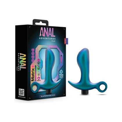 Introducing the Luna Blue Sensual Pleasures Anal Adventures Matrix Teleportation Plug - The Ultimate Prostate Pleasure for All Genders
