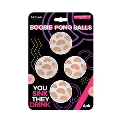 Boobie Beer Pong Balls 4-pack