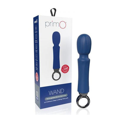 Screaming O PrimO Wand Blueberry Rechargeable Vibrating Wand Massager for Women