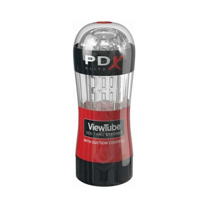 Introducing the Pdx Elite ViewTube 2 Transparent Stroker - The Ultimate Pleasure Experience for Men