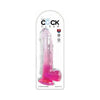 King Cock Clear With Balls 9in Pink - Translucent Realistic Dildo for Enhanced Pleasure