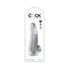 King Cock Clear With Balls 7.5in Clear Translucent Realistic Dildo for Enhanced Pleasure - Adult Naughty Store