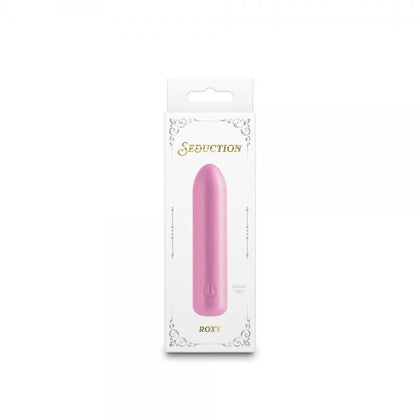 Seduction Roxy Metallic Pink Mini Vibrator - Model: Roxy, 3 speeds / 7 functions, Travel-Friendly, Female, Clitoral Stimulation, Water Resistant - Adult Naughty Store