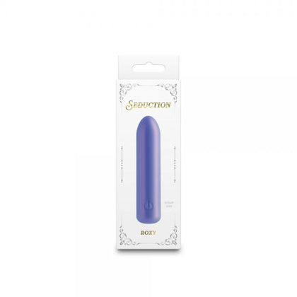 Seduction Roxy Metallic Blue Mini Vibrator Model X1 - Women's Clitoral Stimulator - Empowering Pleasure in Blue